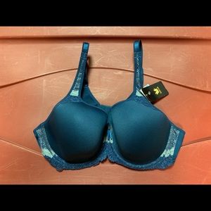 NWT Blue Wacoal Bra -38C